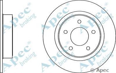 APEC BRAKING dsk2982 -  Тормозной диск